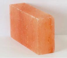 Кирпич из гималайской соли 20х10х5 см. шлифованный (Пакистан)